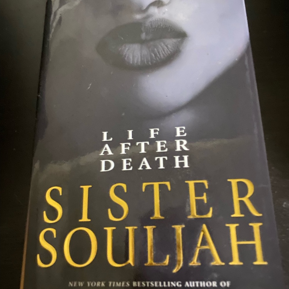 Sister Souljah "Life After Death" Hardcover Book - Black & Gold Cover